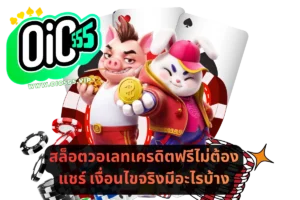 สล็อตวอเลทเครดิตฟรีไม่ต้องแชร์ เงื่อนไขจริงมีอะไรบ้าง